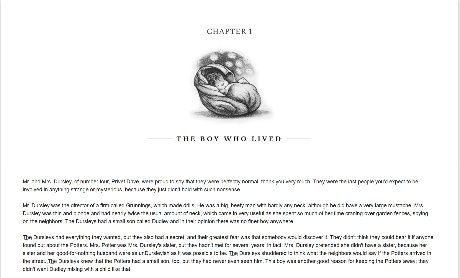 A compiled chapter — a designed heading, set like a printed book.